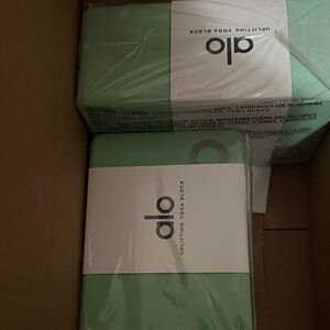 ALO Yoga Uplifting Yoga Block in Mint Green